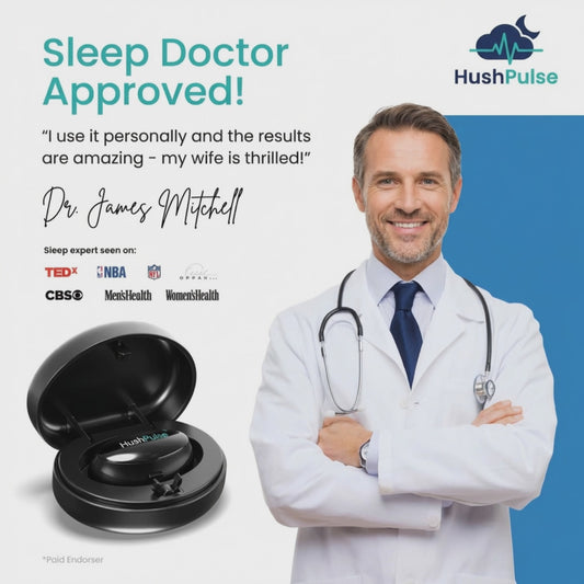 HushPulse EMS Anti-Snoring Device